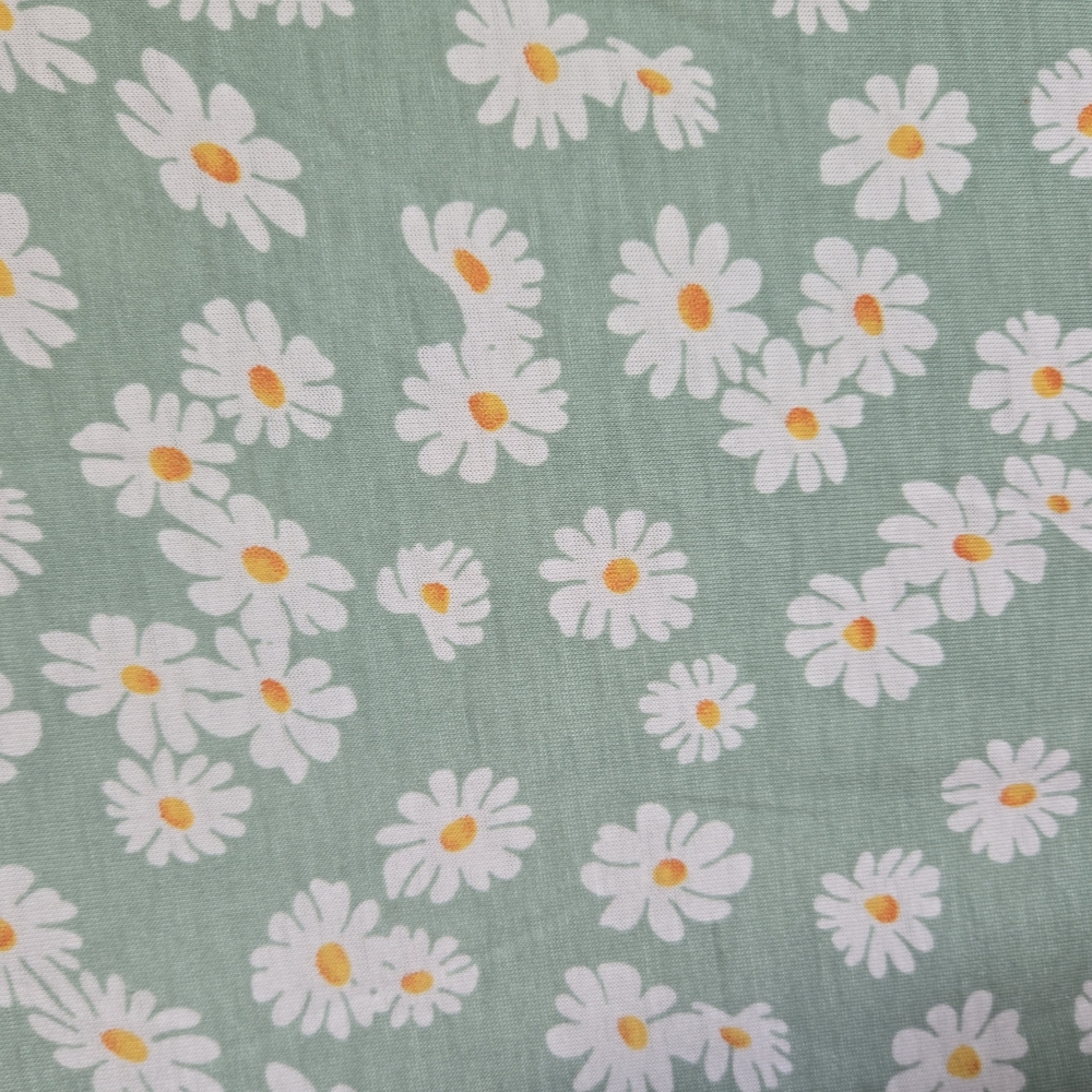BloomChic Green and White Floral Midi Dress - Picture 3 of 7